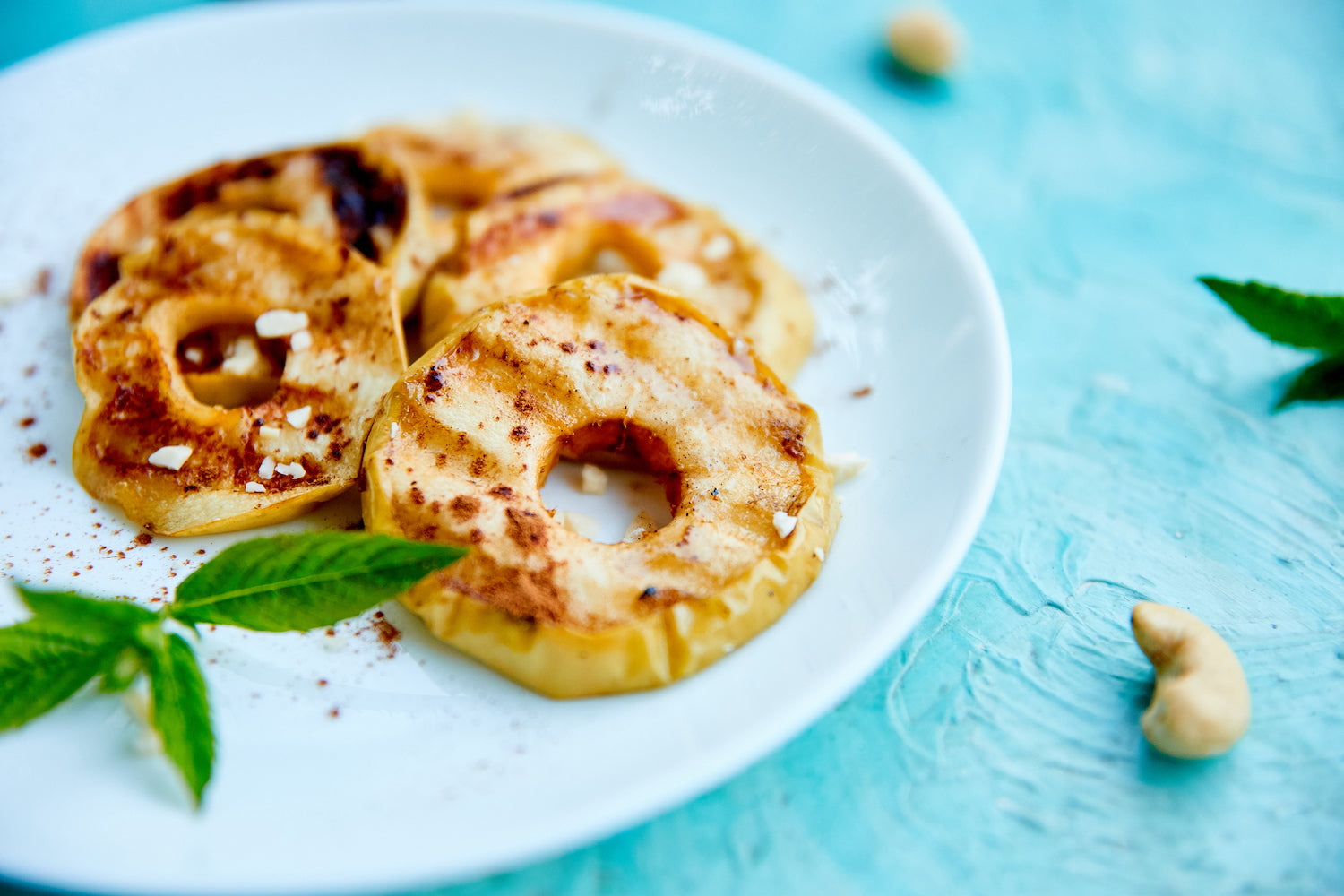 Waffle Iron Baked Apples