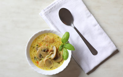 Creamy Chicken and Mushroom Soup